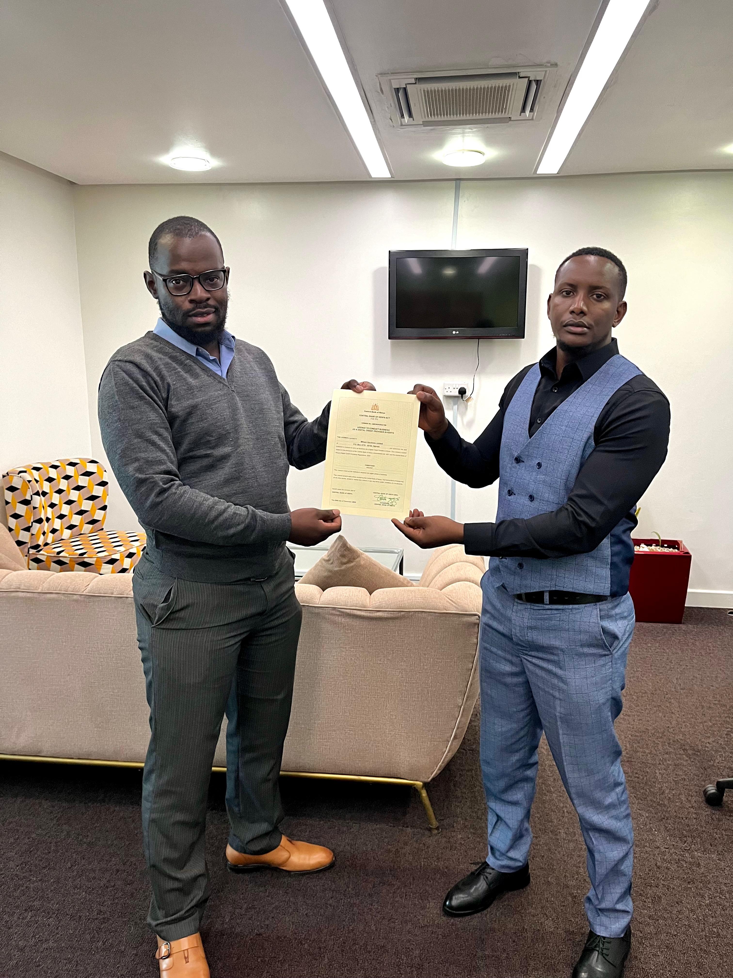 MasiboLaw LLP Supports Mkash Solutions Limited Secure a Digital Credit Provider (DCP) Licence